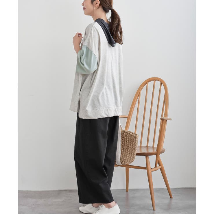キャット刺繍３配色パーカーＴシャツ | rps | 詳細画像12 