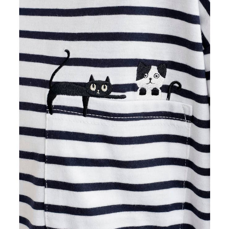 ペアーキャット刺繍ポケットＴ | rps | 詳細画像34 