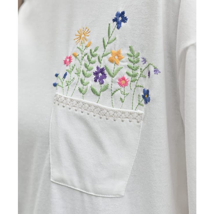 フラワーポット刺繍Ｔ | rps | 詳細画像10 