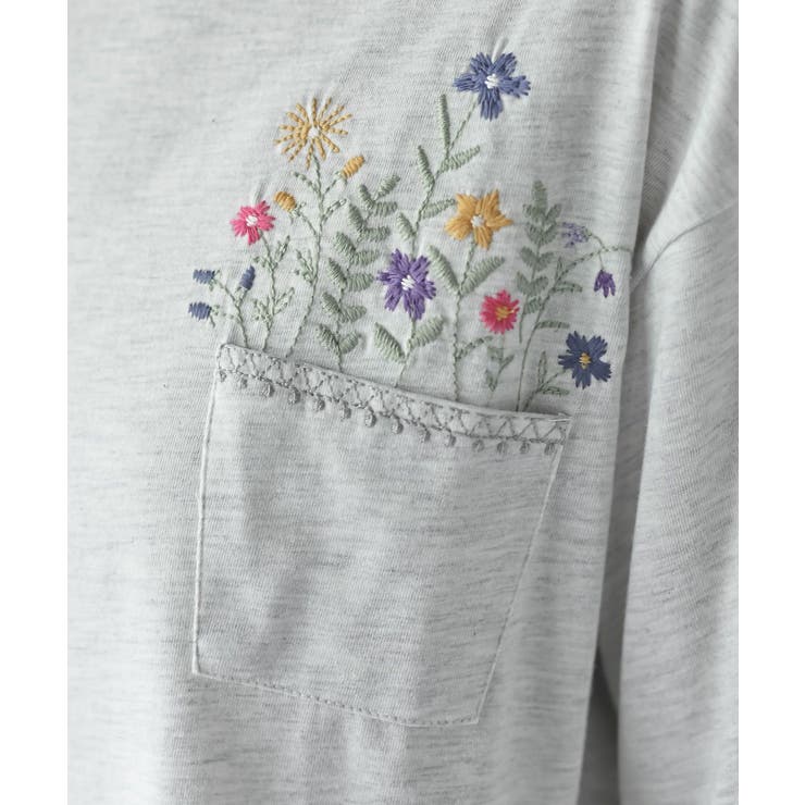 フラワーポット刺繍Ｔ | rps | 詳細画像19 