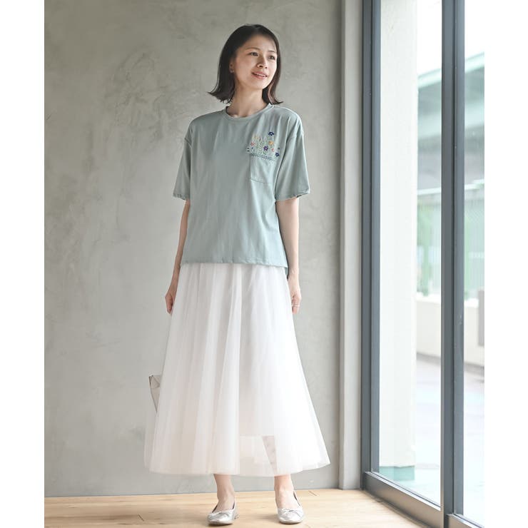 フラワーポット刺繍Ｔ | rps | 詳細画像20 