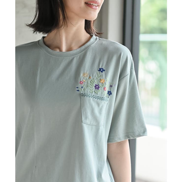 フラワーポット刺繍Ｔ | rps | 詳細画像24 