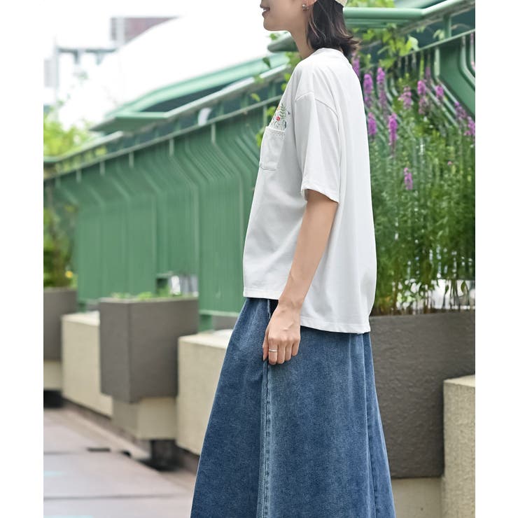 フラワーポット刺繍Ｔ | rps | 詳細画像3 