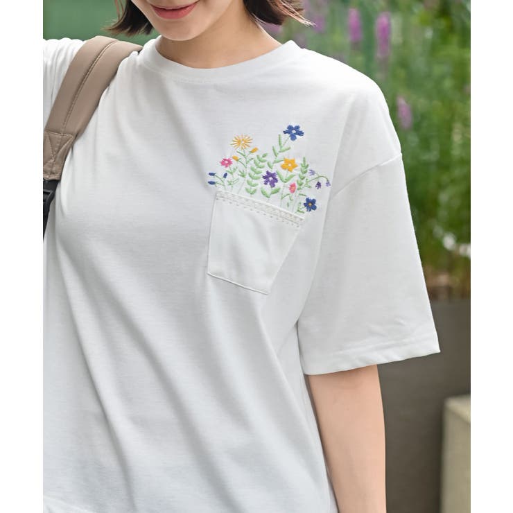 フラワーポット刺繍Ｔ | rps | 詳細画像6 