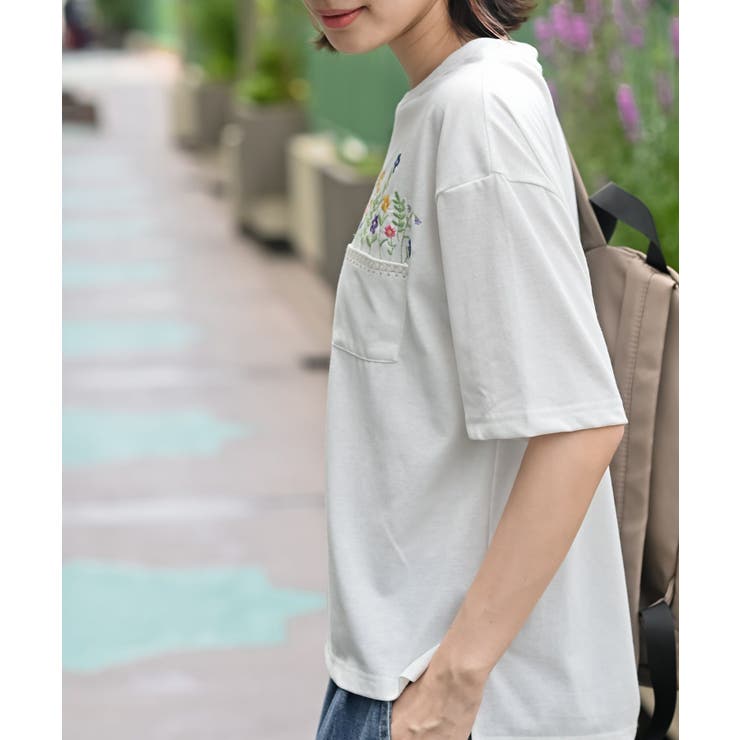 フラワーポット刺繍Ｔ | rps | 詳細画像7 