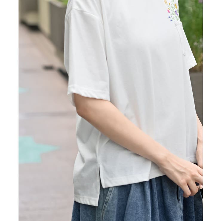 フラワーポット刺繍Ｔ | rps | 詳細画像9 