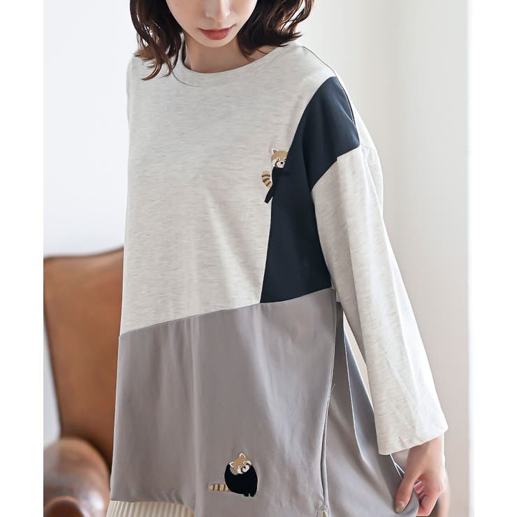 3配色切替刺繍プルオーバー[品番：RPSW0003181]｜rps（アール
