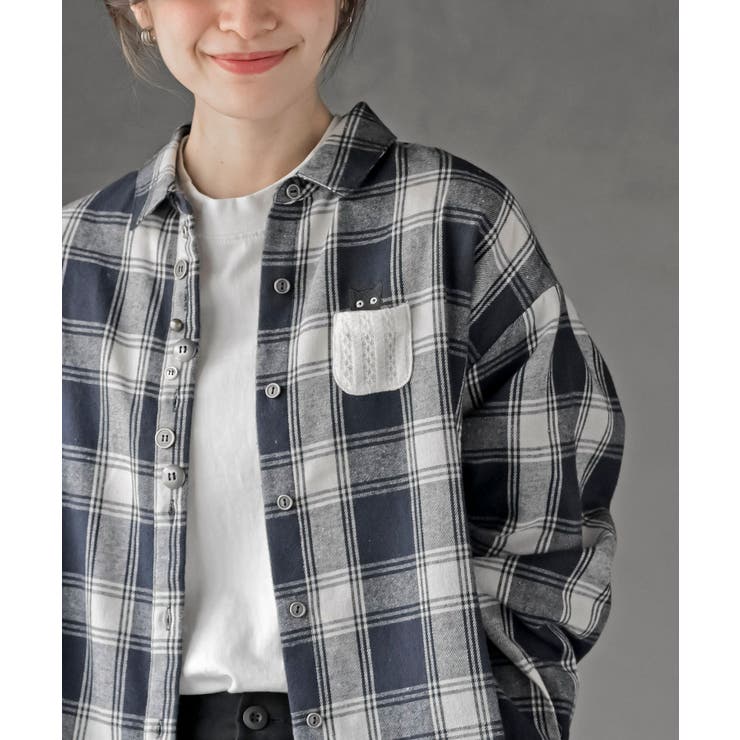 多釦キャットシャツ | rps | 詳細画像14 