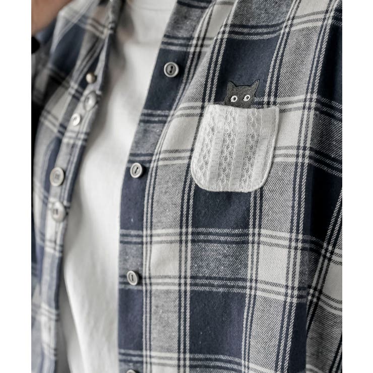 多釦キャットシャツ | rps | 詳細画像18 