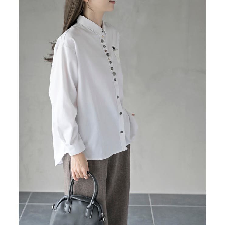 多釦キャットシャツ | rps | 詳細画像25 