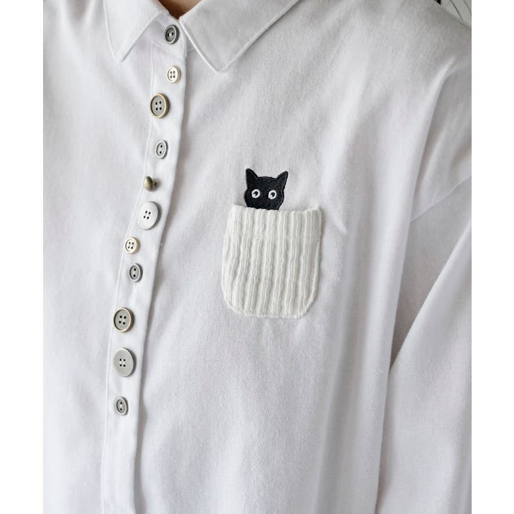 多釦キャットシャツ | rps | 詳細画像27 