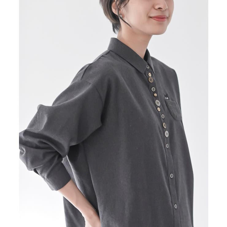 多釦キャットシャツ | rps | 詳細画像34 