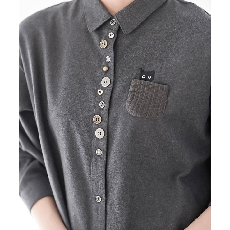 多釦キャットシャツ | rps | 詳細画像35 