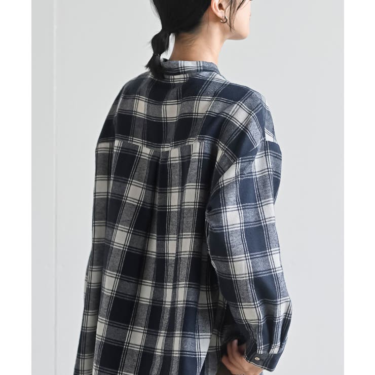 カワウソ多釦バンドカラーワイドシャツ | rps | 詳細画像26 