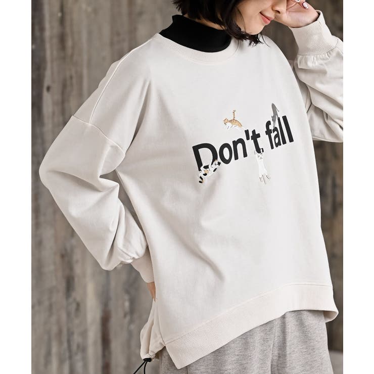 Ｄｏｎ’ｔ ｆａｌｌキャット裏毛プルオーバー | rps | 詳細画像1 