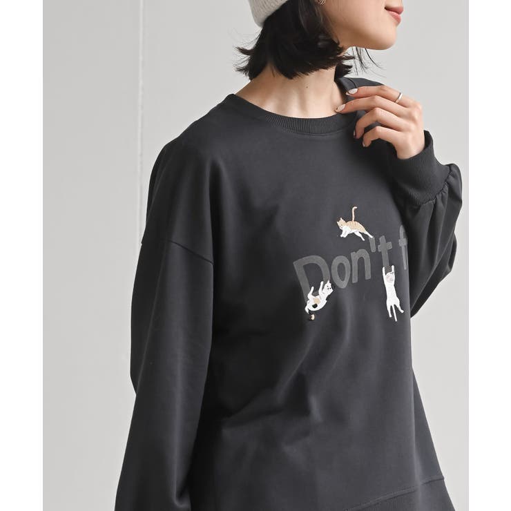 Ｄｏｎ’ｔ ｆａｌｌキャット裏毛プルオーバー | rps | 詳細画像16 