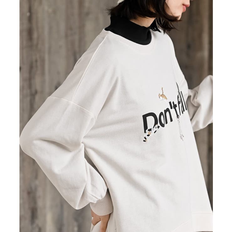 Ｄｏｎ’ｔ ｆａｌｌキャット裏毛プルオーバー | rps | 詳細画像7 