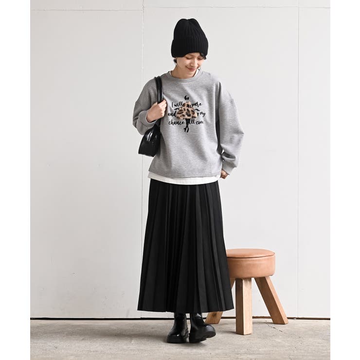 ヒョウ柄コートＧｉｒｌプルオーバー | rps | 詳細画像11 