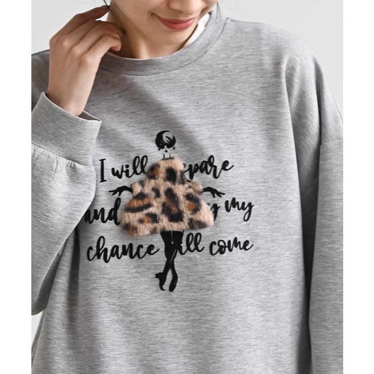 ヒョウ柄コートＧｉｒｌプルオーバー | rps | 詳細画像15 