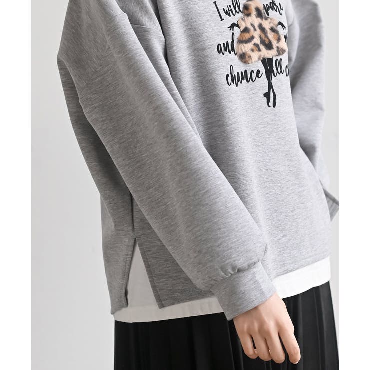 ヒョウ柄コートＧｉｒｌプルオーバー | rps | 詳細画像18 