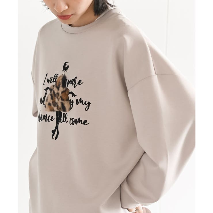 ヒョウ柄コートＧｉｒｌプルオーバー | rps | 詳細画像7 