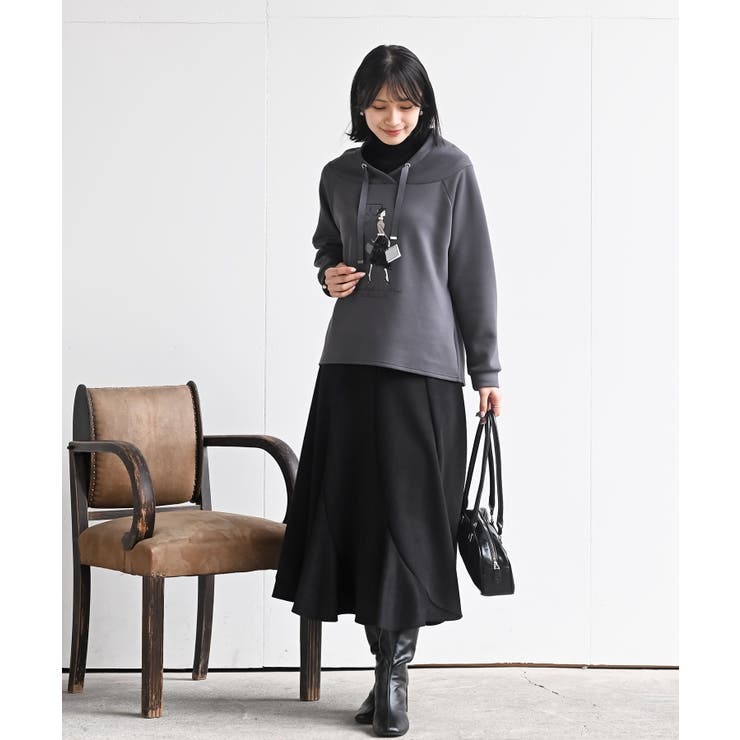 レーススカートＧｉｒｌフードレスパーカー | rps | 詳細画像2 