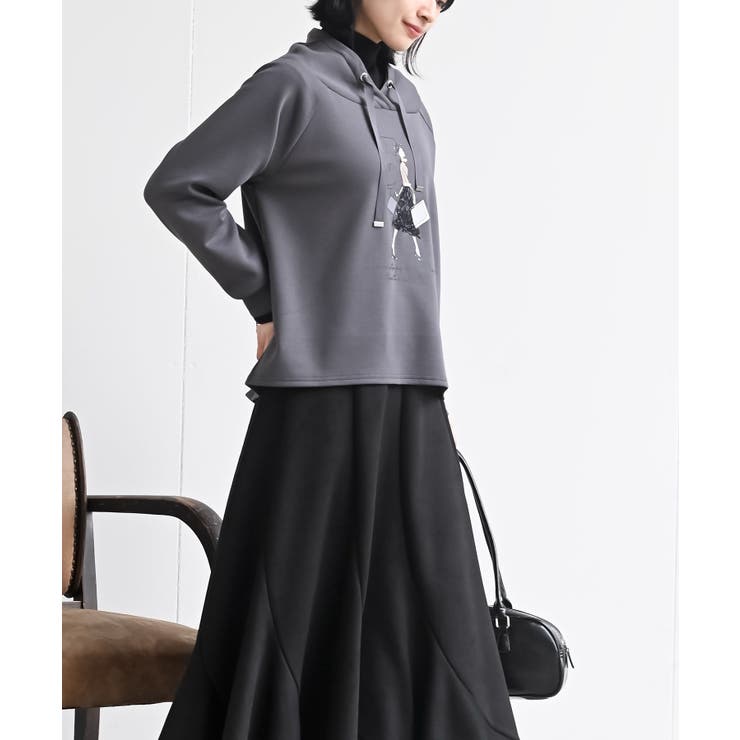 レーススカートＧｉｒｌフードレスパーカー | rps | 詳細画像3 