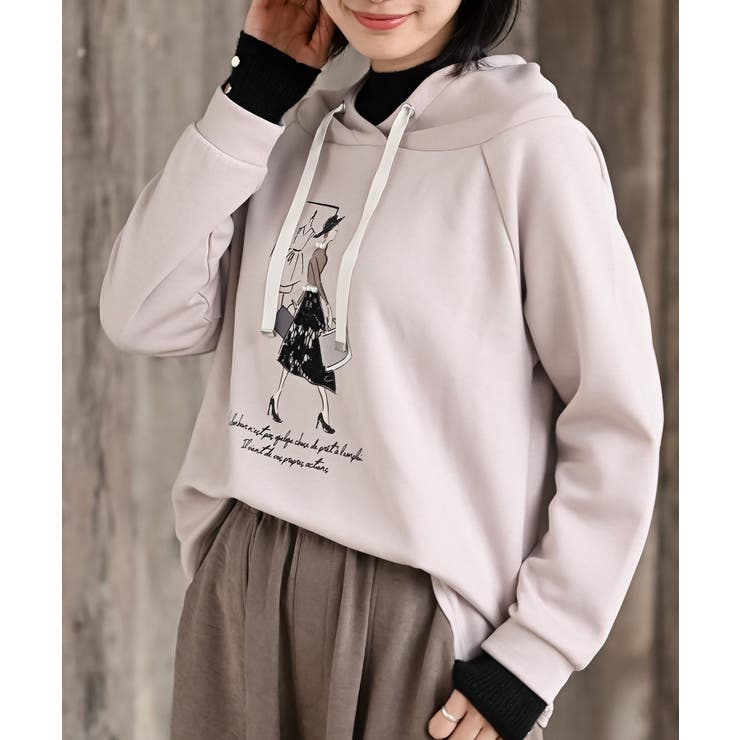 グレージュ | レーススカートＧｉｒｌフードレスパーカー | rps