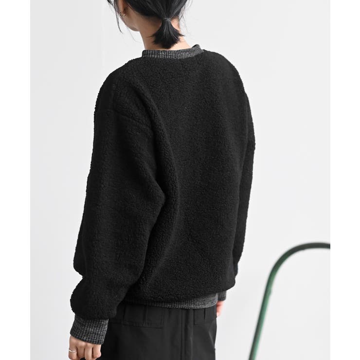 配色ポケットボアプルオーバー | rps | 詳細画像18 