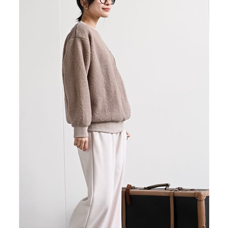 配色ポケットボアプルオーバー | rps | 詳細画像21 