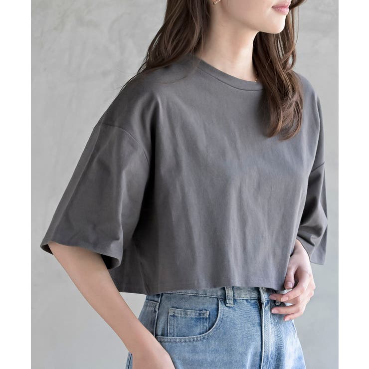 CHACグレー | ショート丈Ｔシャツ | rps
