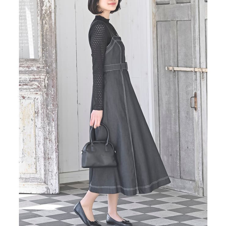 チュール切替配色ステッチジャンドレ[品番：RPSW0001426]｜rps（アール