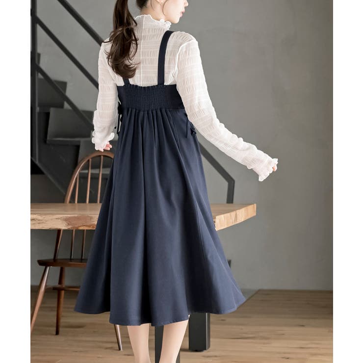 サイドリボンジャンパースカート[品番：RPSW0003500]｜rps（アール