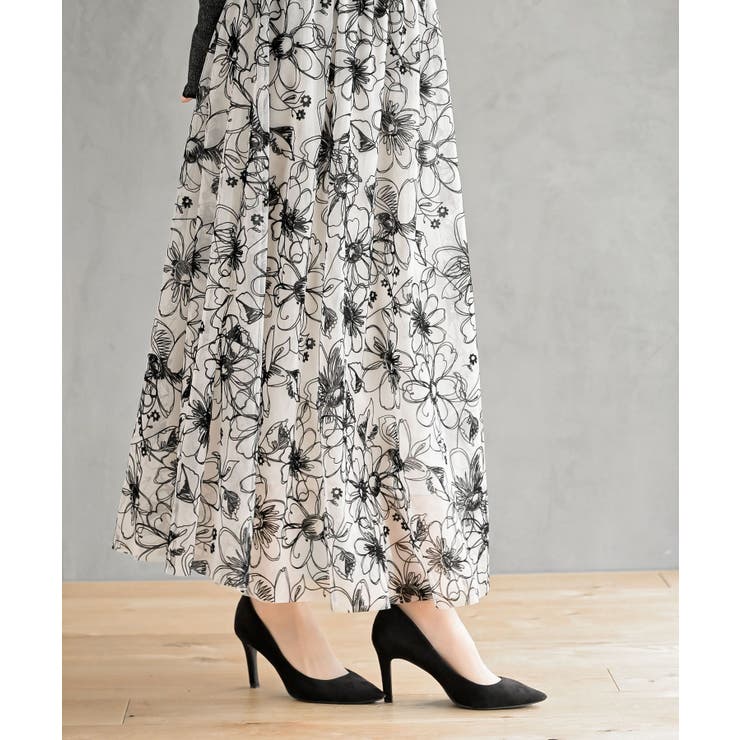 フロッキーチュールスカート | rps | 詳細画像9 