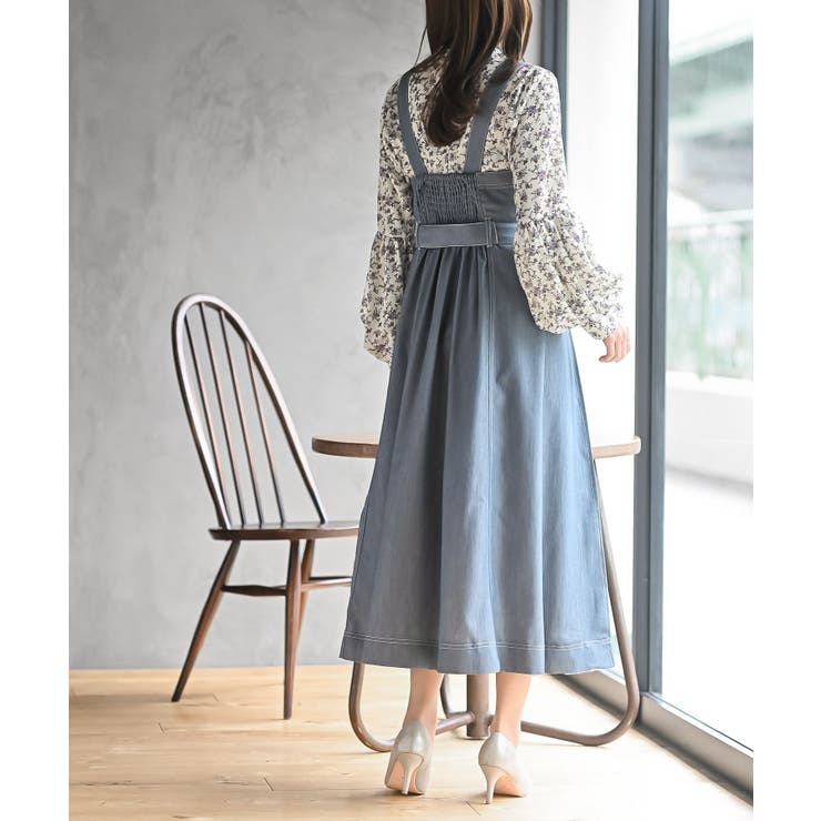 シフォンプリーツ切替ジャンスカ | rps | 詳細画像12 