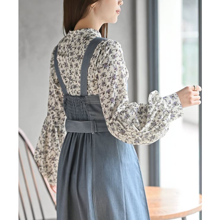 シフォンプリーツ切替ジャンスカ | rps | 詳細画像17 