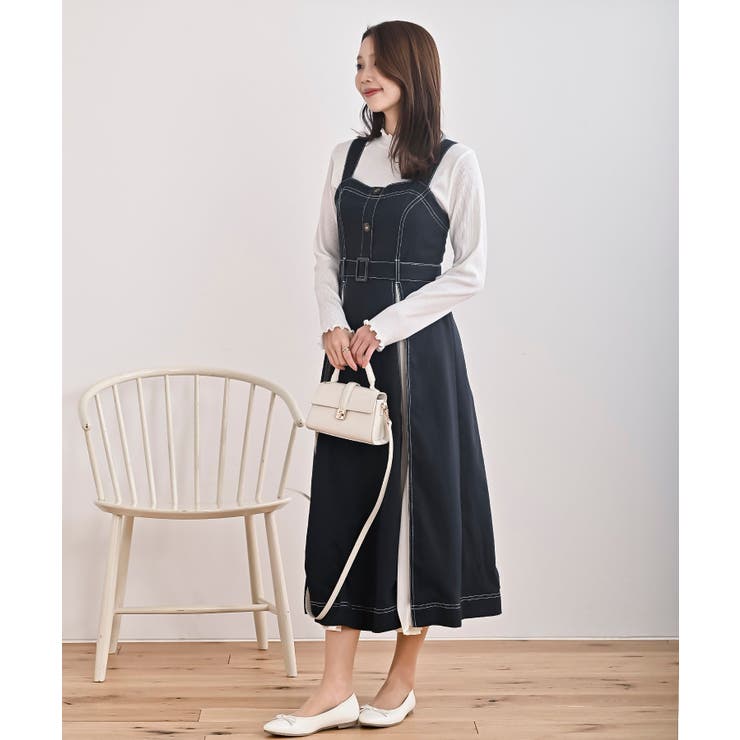 シフォンプリーツ切替ジャンスカ | rps | 詳細画像18 