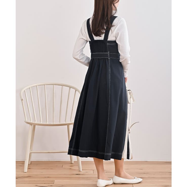 シフォンプリーツ切替ジャンスカ | rps | 詳細画像20 