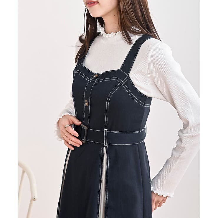 シフォンプリーツ切替ジャンスカ | rps | 詳細画像25 