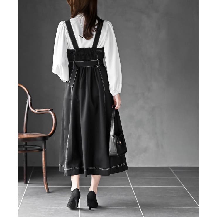 シフォンプリーツ切替ジャンスカ | rps | 詳細画像4 