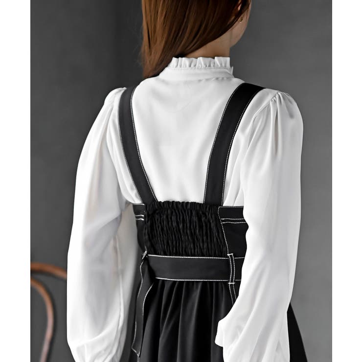 シフォンプリーツ切替ジャンスカ | rps | 詳細画像8 