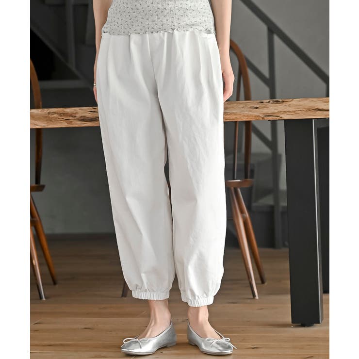 オフホワイト | ポケットタックジョガーパンツ | rps