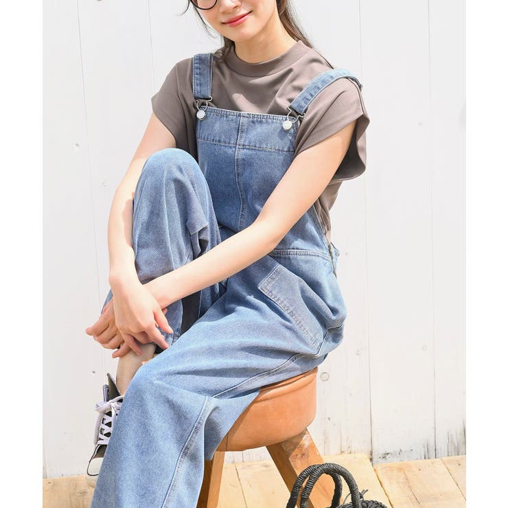 デニムワイドオーバーオール[品番：RPSW0002686]｜rps（アールピーエス