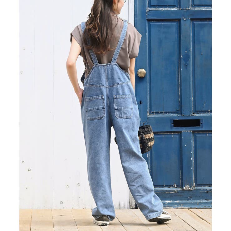 デニムワイドオーバーオール[品番：RPSW0002686]｜rps（アールピーエス