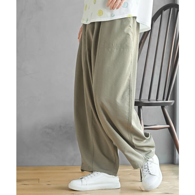 カーキ | 接触冷感コクーンパンツ | rps