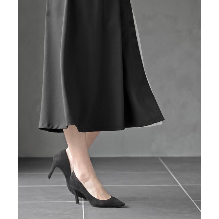 シフォン切替ラップスカート | rps | 詳細画像9 