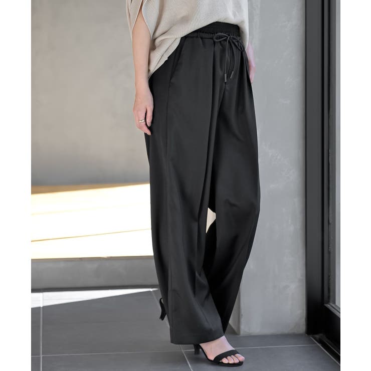 ブラック | Ｗインベルタックワイドパンツ | rps