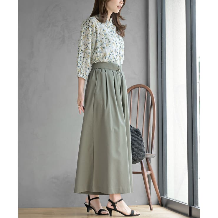 麻混タックワイドパンツ | rps | 詳細画像13 