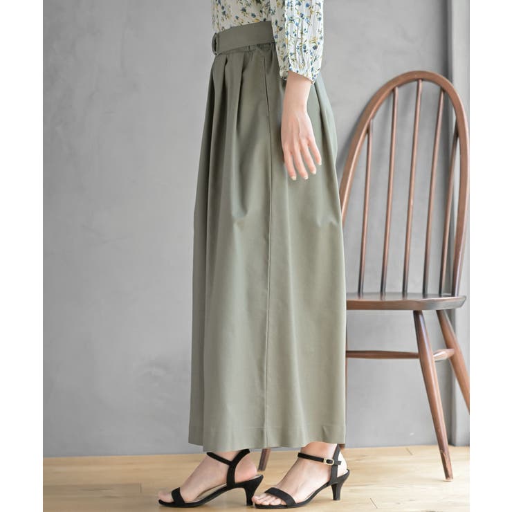 麻混タックワイドパンツ | rps | 詳細画像15 