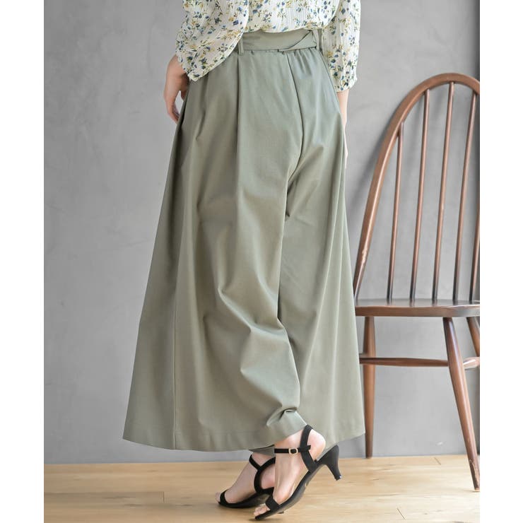 麻混タックワイドパンツ | rps | 詳細画像16 